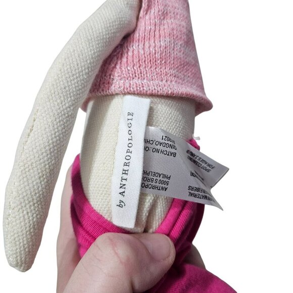 Anthropologie Cat Doll Woven Knit With Pink Outfit Leopard Print Headband 18" - Picture 3 of 10